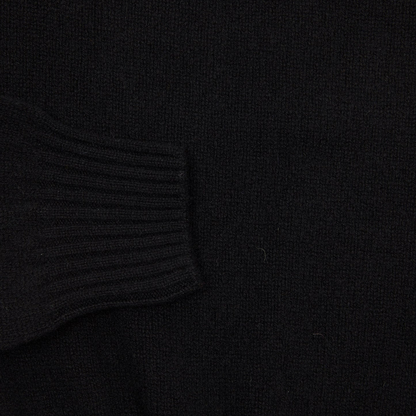 Harley Roll-Neck Lambswool Jumper in Black