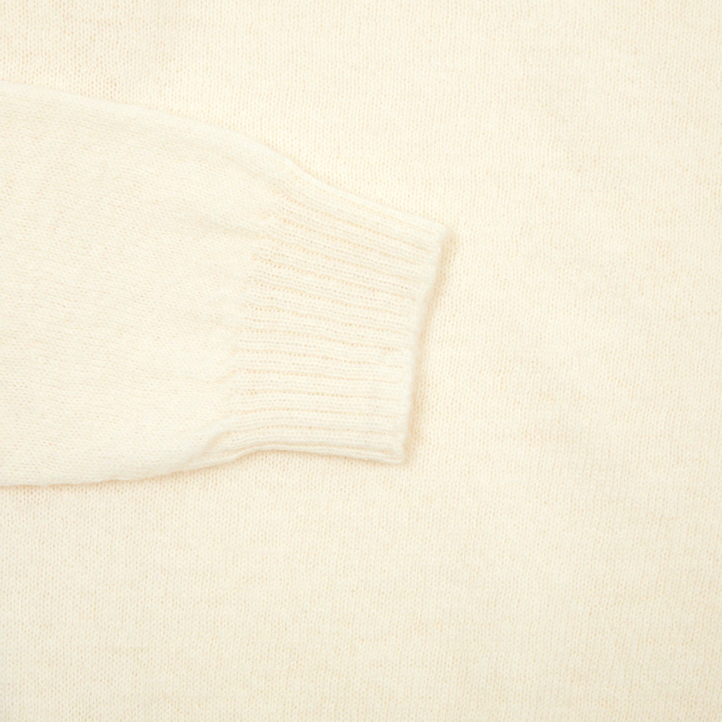 Harley Crew-Neck Voe True Shetland Jumper in White