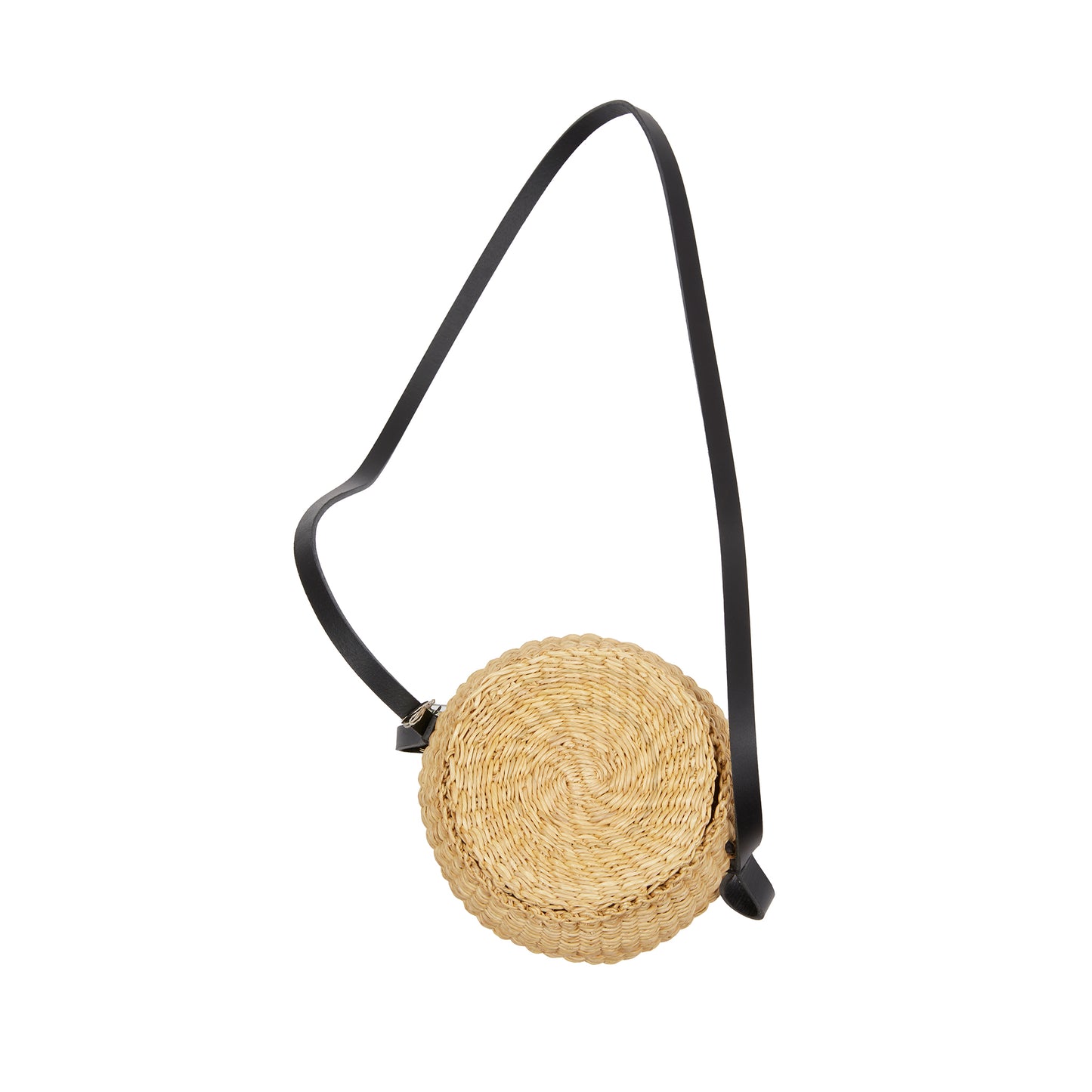 Ines Bressand No33 Walnut Crossbody Bag in Natural Black