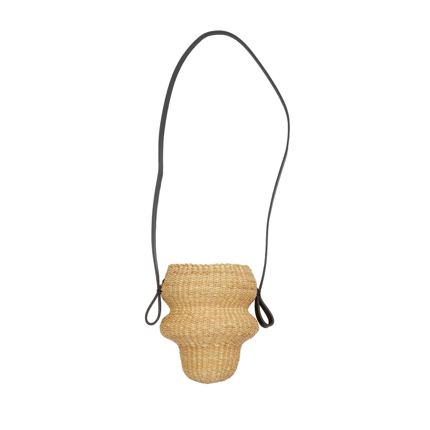 Ines Bressand No33 Walnut Crossbody Bag in Natural Black
