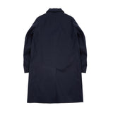 Mackintosh Oxford Bonded Cotton Raincoat in Navy