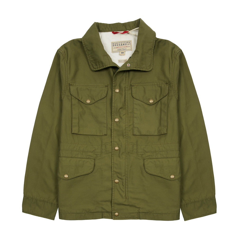 Manifattura Ceccarelli Field Jacket in Olive Dick s Edinburgh