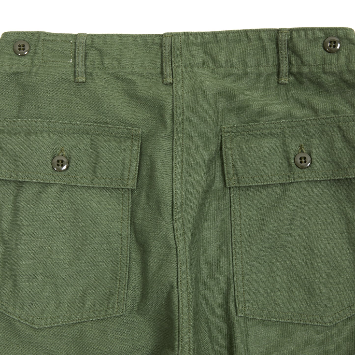 Orslow Slim Fit Fatigue Pants in Green