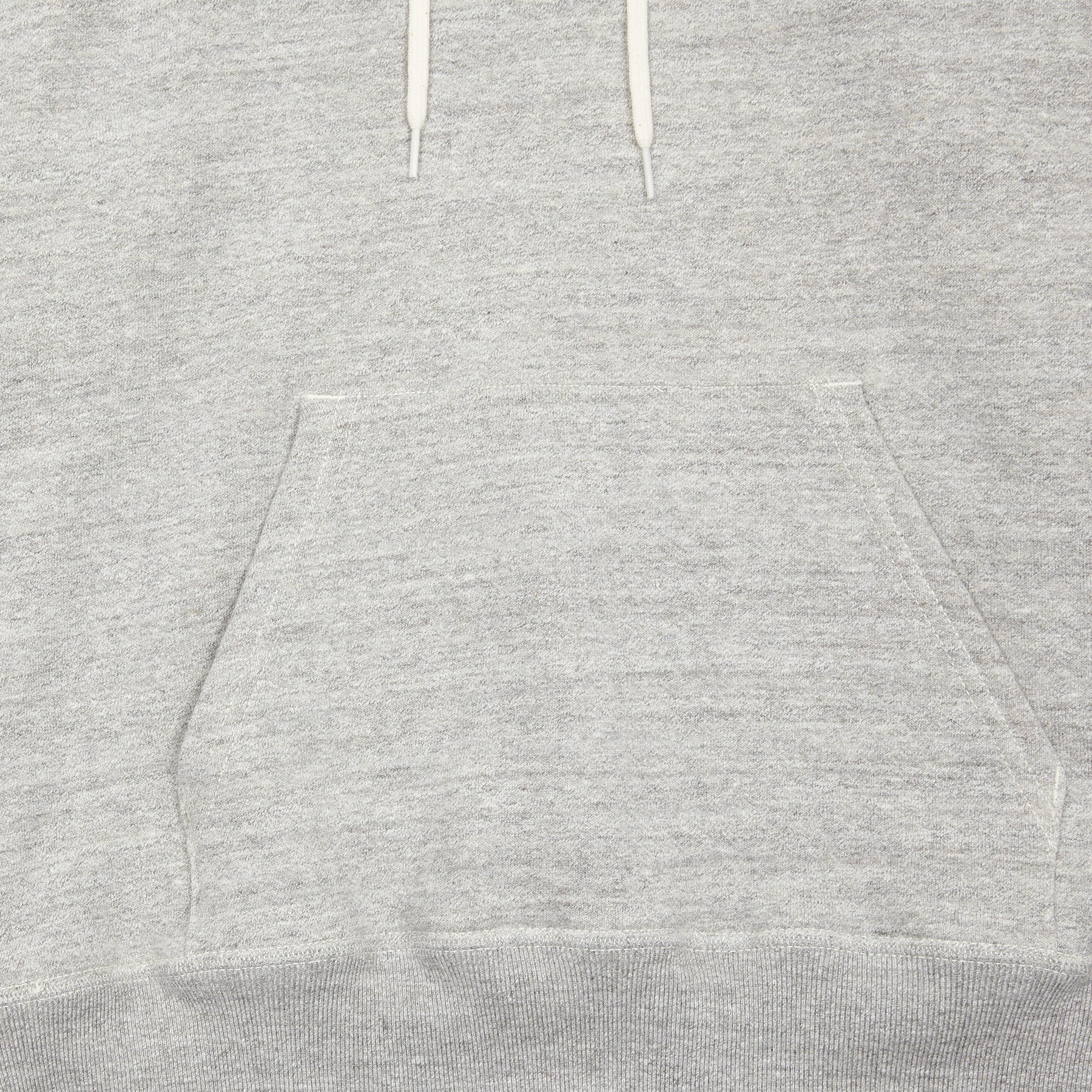 Orslow Melange Cotton Hoodie in Grey