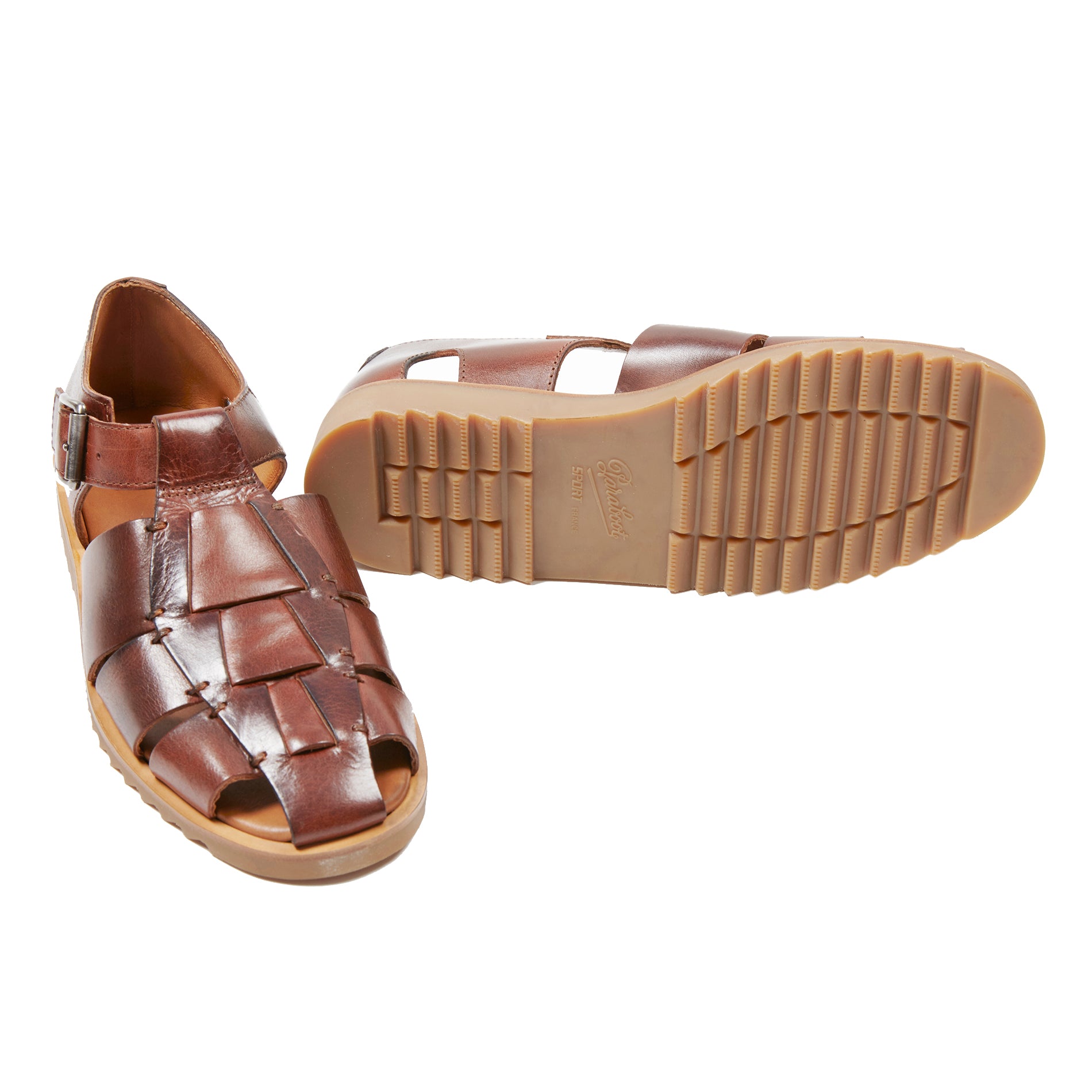 Paraboot Pacific Sandals in Marron