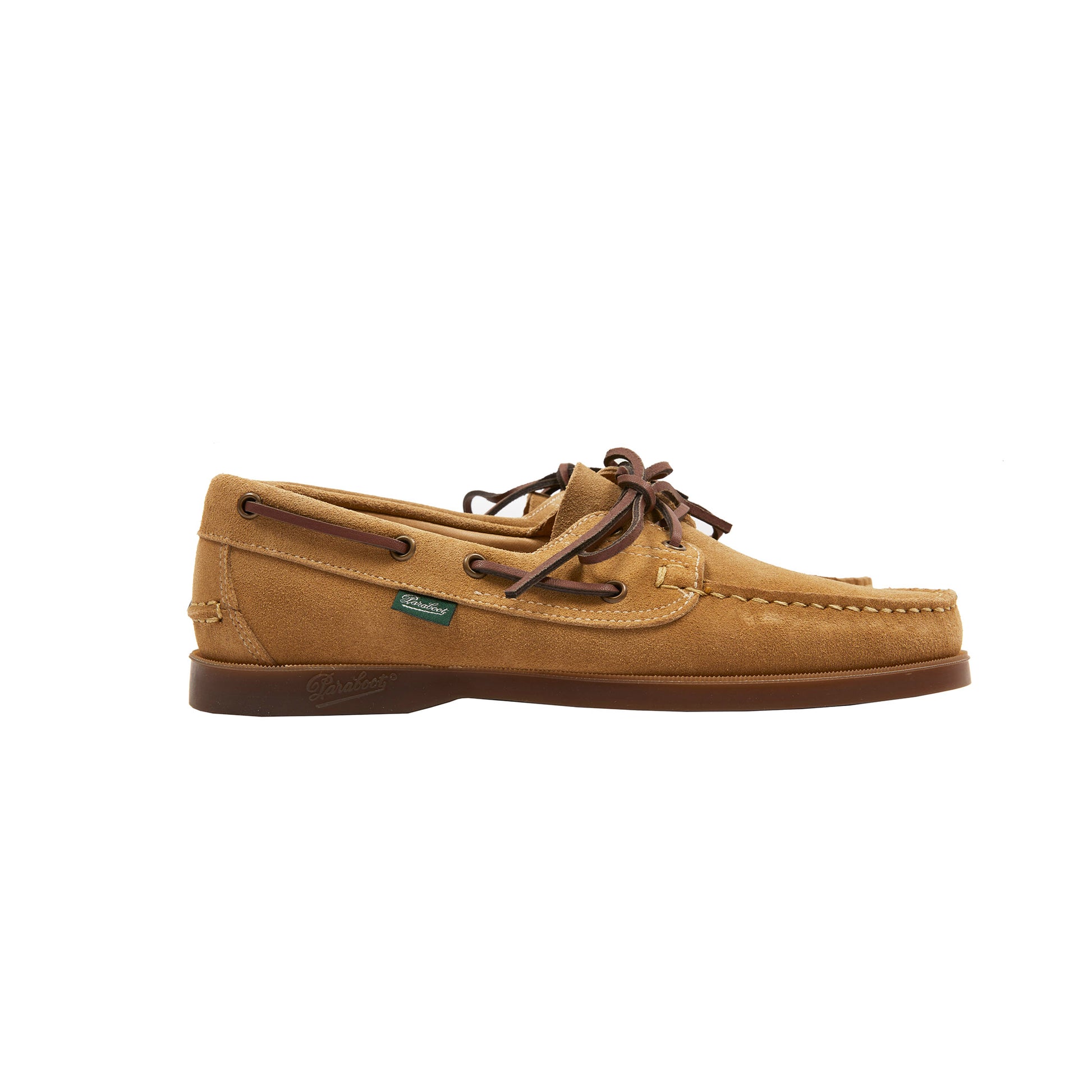 Paraboot Barth Deck Shoe in Miel-Vel Suede