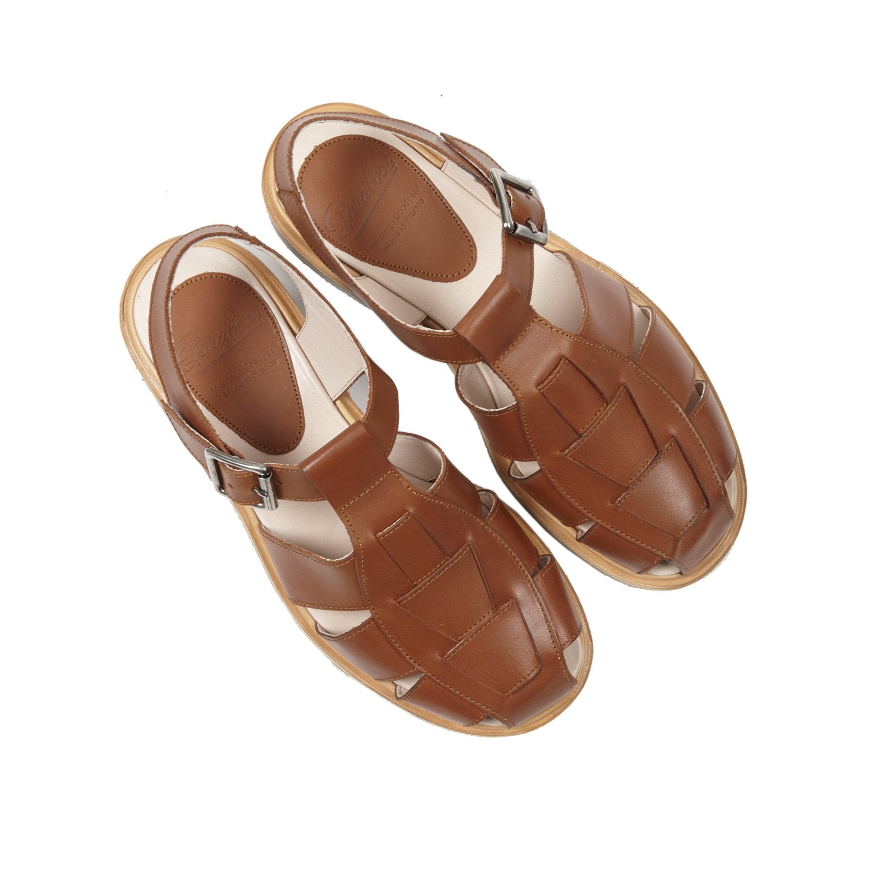 Paraboot Women's Iberis Chasse Sandals in Miel Gold