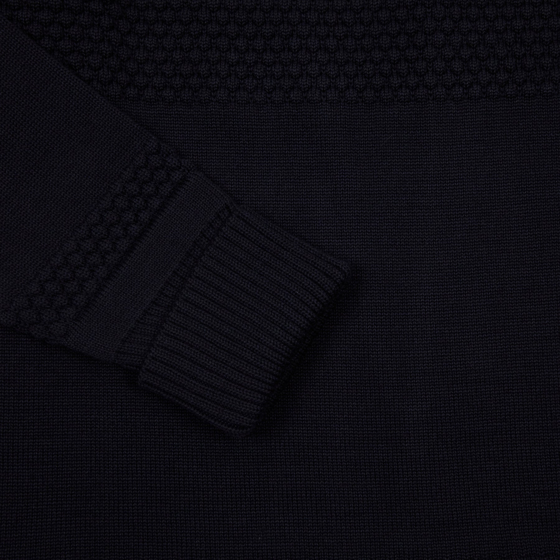 SNS Herning Crew Neck Fisherman Original Jumper in Navy