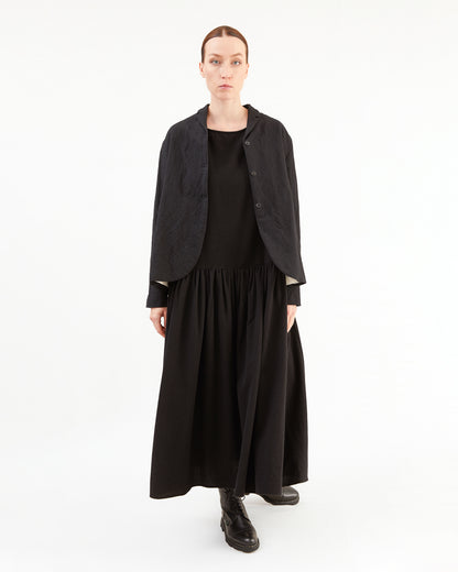 Apuntob Cashmere Dress in Black