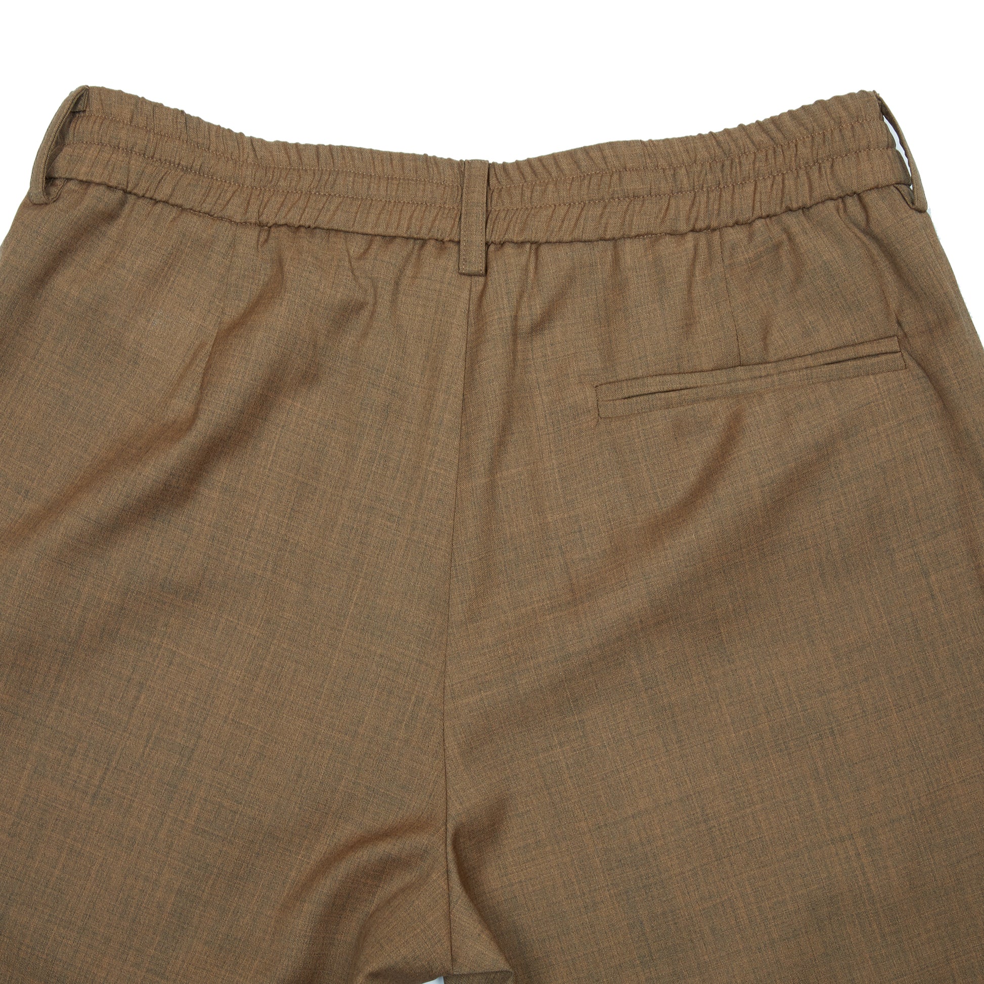 Albeni Merino Joggers in Tobacco Melange