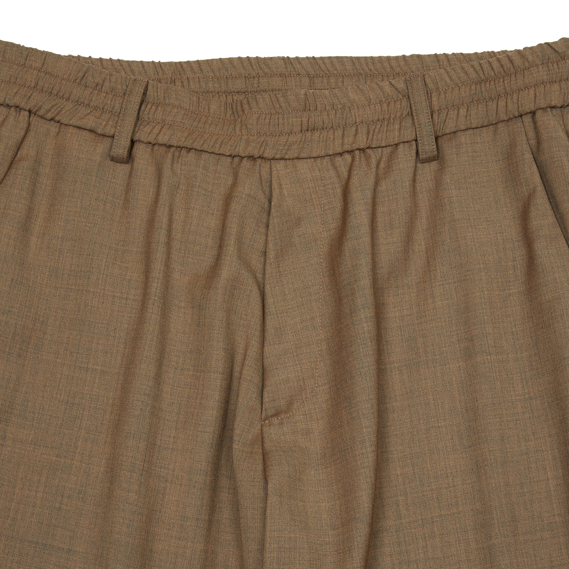 Albeni Merino Joggers in Tobacco Melange