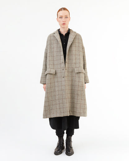 Album Di Famiglia Alpago Wool Coat in Stone