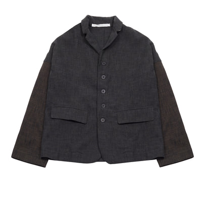 Album Di Famiglia Cotton/Wool Patch Loose Blazer