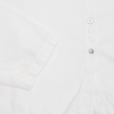 Album Di Famiglia Viscose/Cotton Short Collar Shirt TVC in Milk