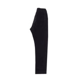 Album Di Famiglia Velvet Slim Trousers in Black