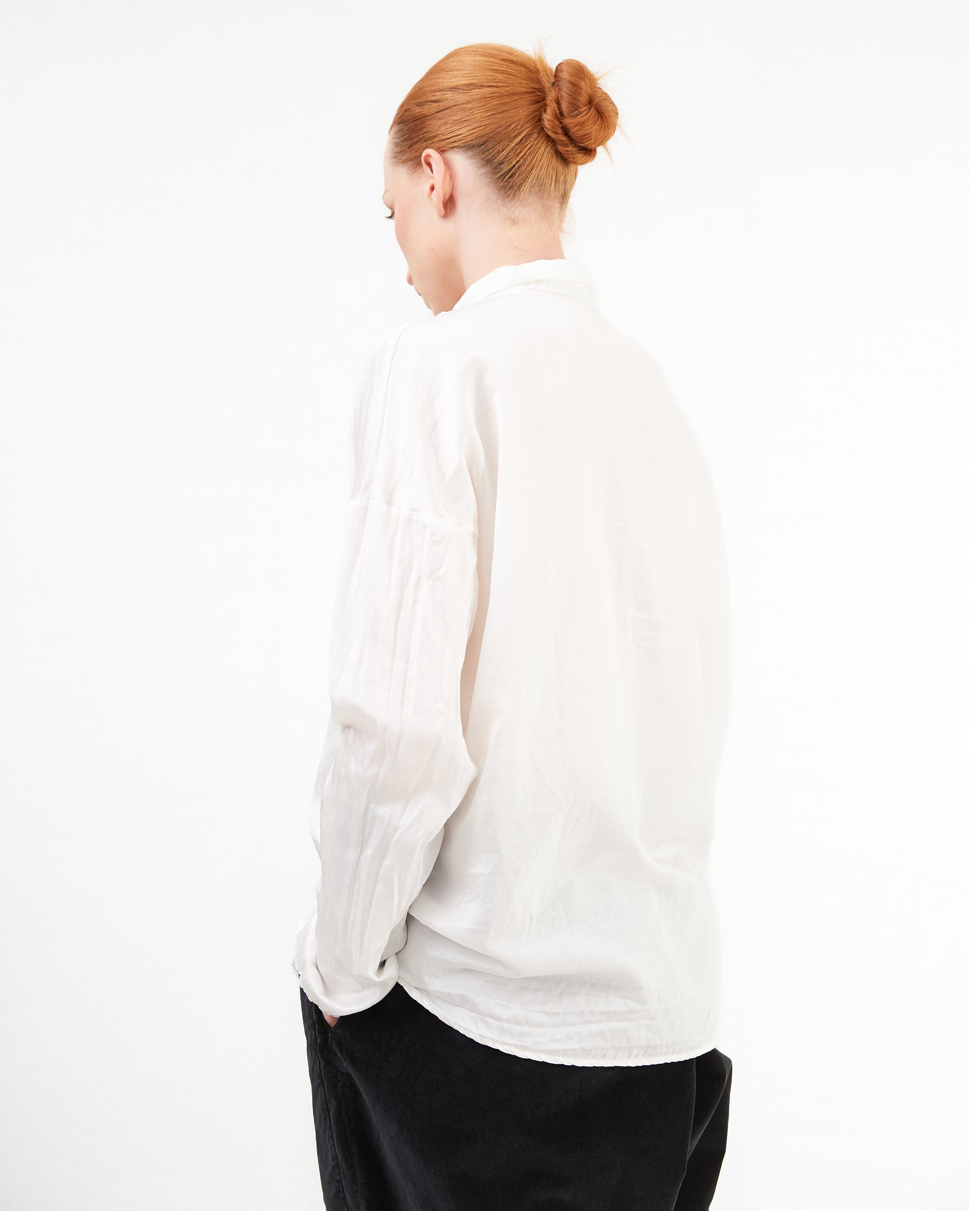 Album Di Famiglia Short Collar Shirt SC in Milk