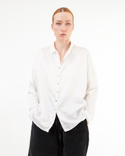 Album Di Famiglia Short Collar Shirt SC in Milk