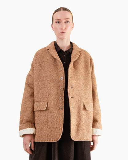 Album Di Famiglia Unisex Blazer in Honey