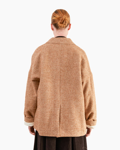 Album Di Famiglia Unisex Blazer in Honey