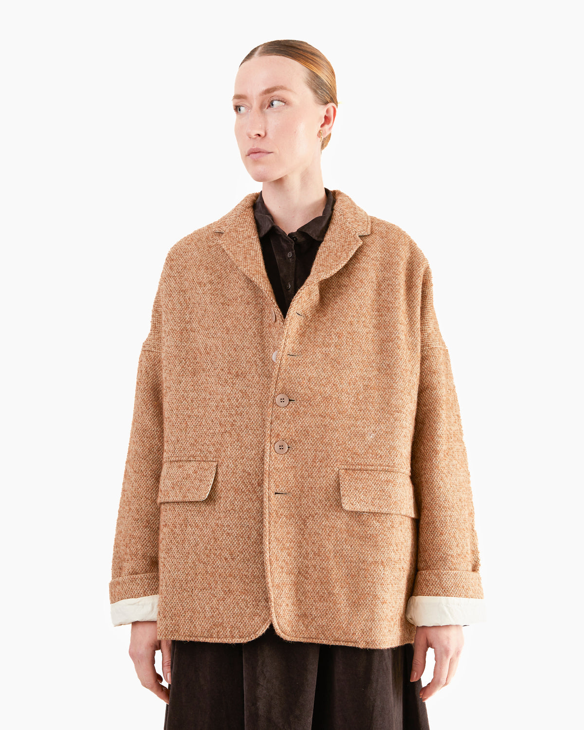 Album Di Famiglia Unisex Blazer in Honey