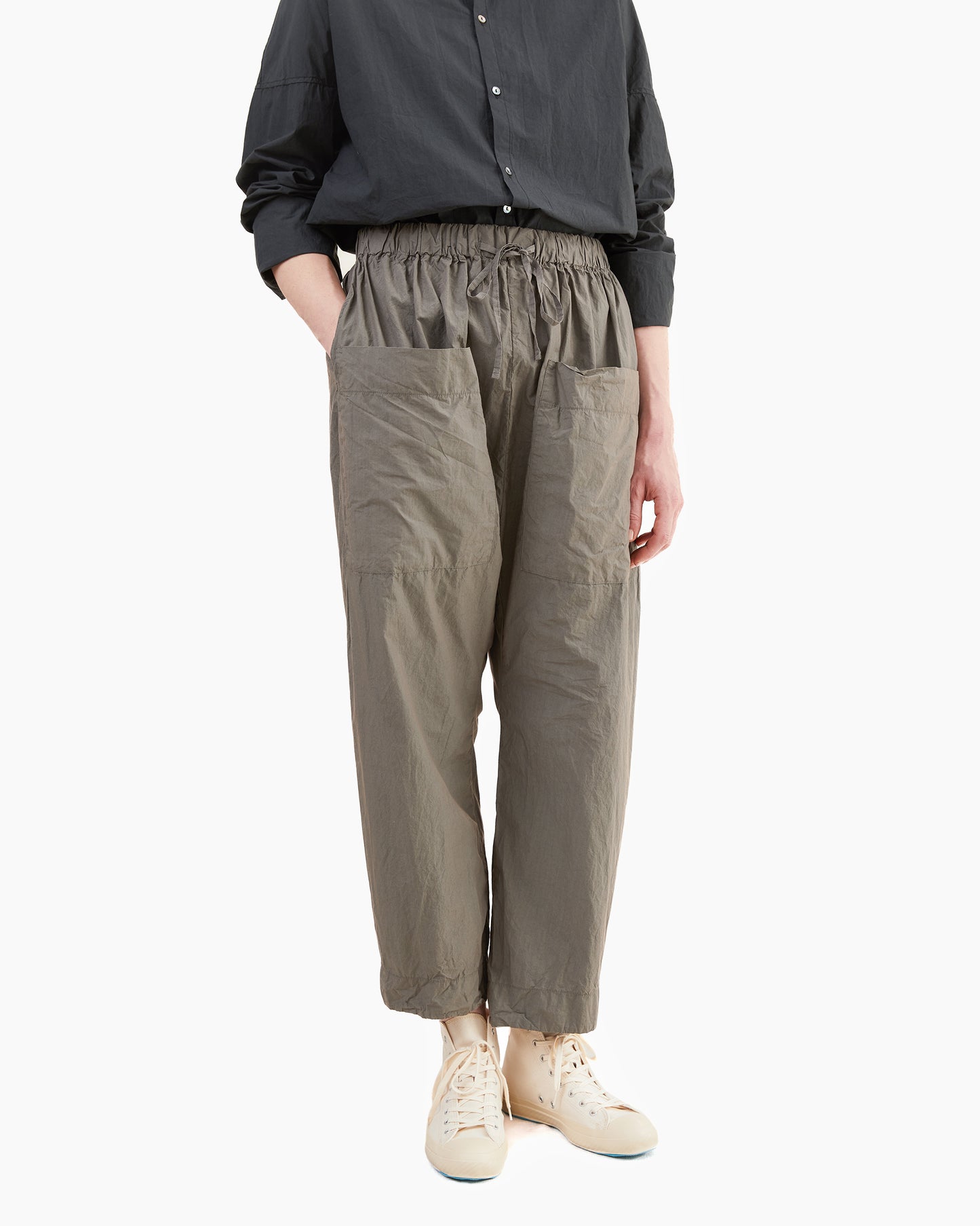 Album Di Famiglia Braghe TC Trousers in Anthracite