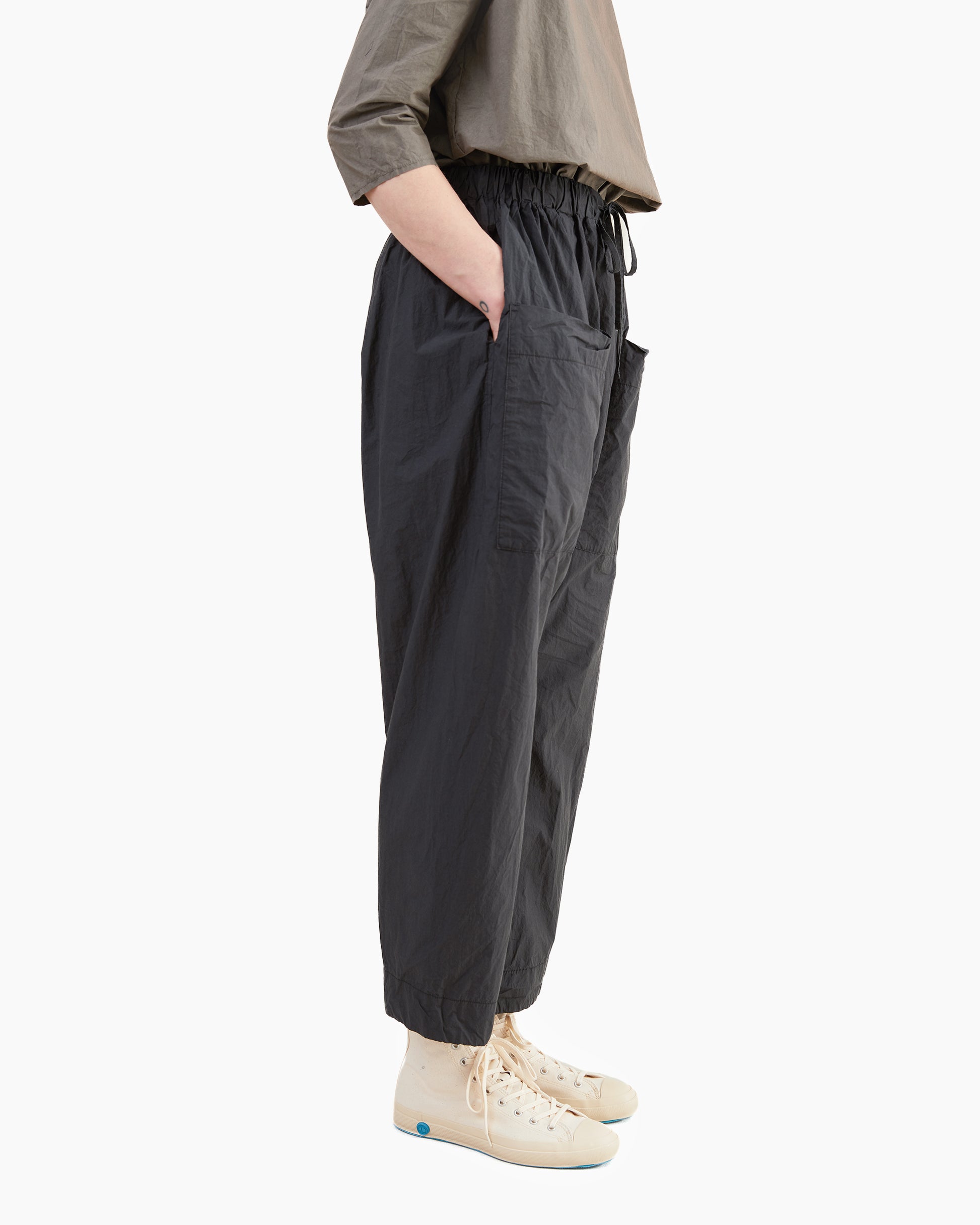Album Di Famiglia Braghe TC Trousers in Black