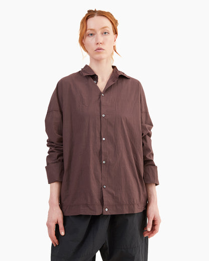 Album Di Famiglia Collar Shirt TC in Grape