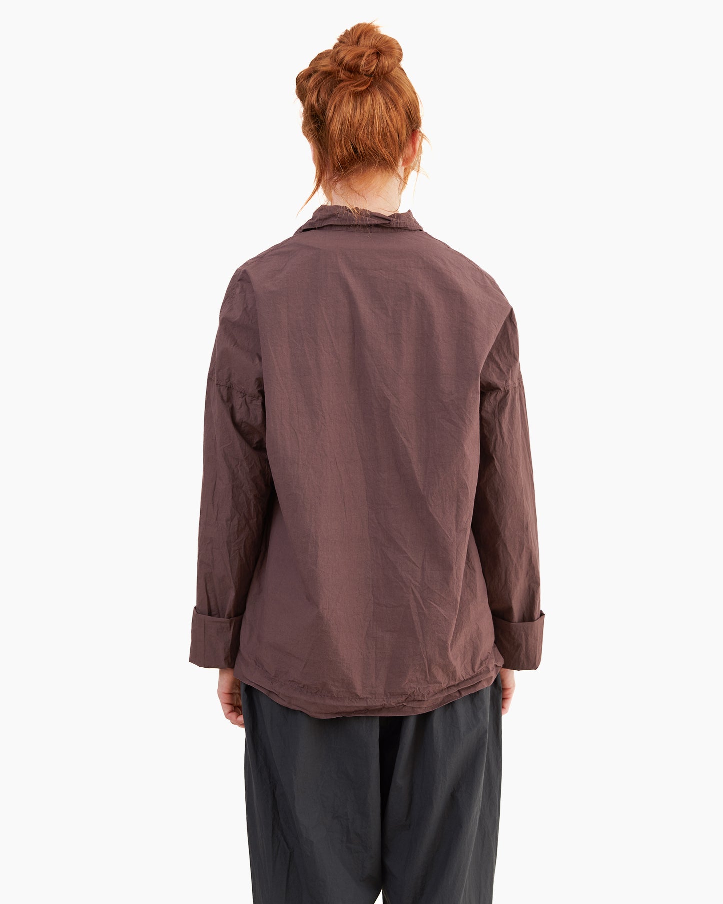 Album Di Famiglia Collar Shirt TC in Grape