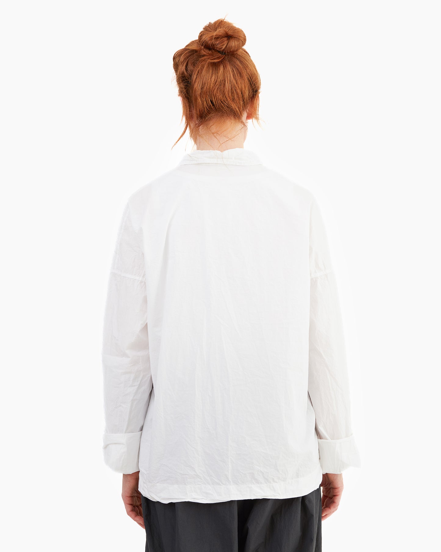 Album Di Famiglia Collar Shirt TC in White
