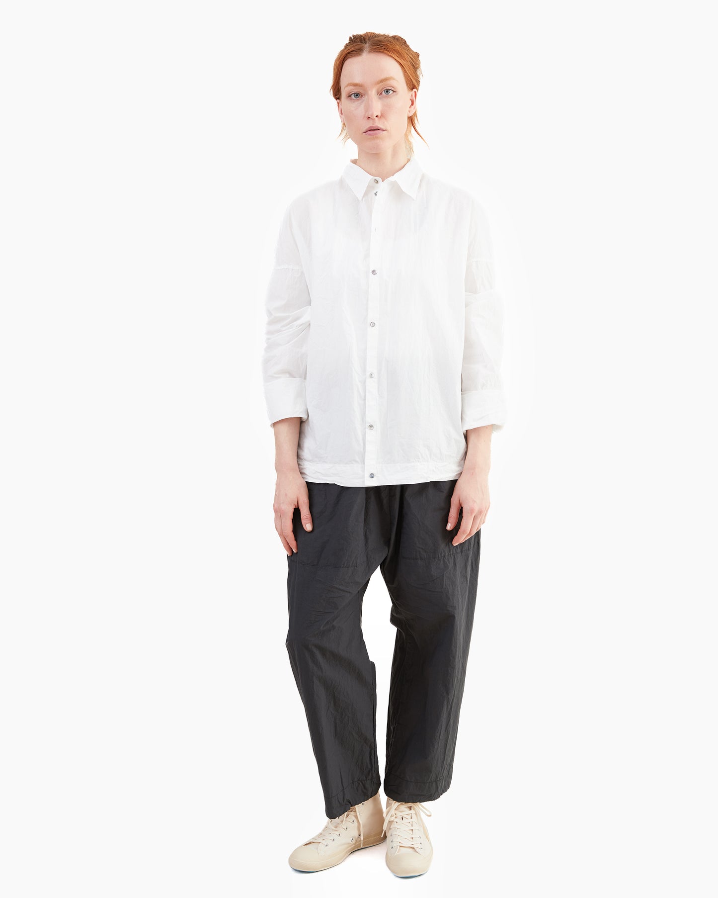 Album Di Famiglia Collar Shirt TC in White