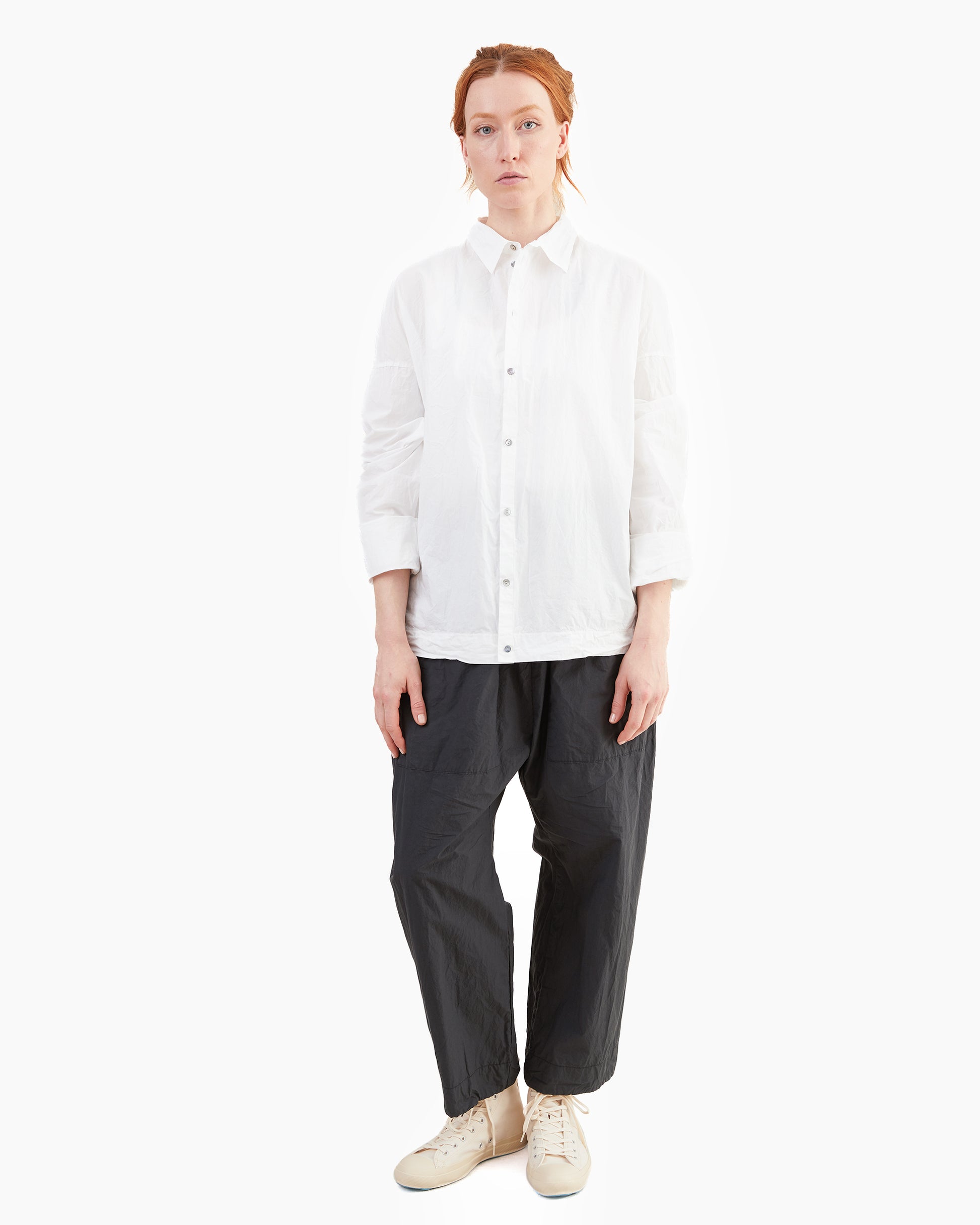 Album Di Famiglia Collar Shirt TC in White