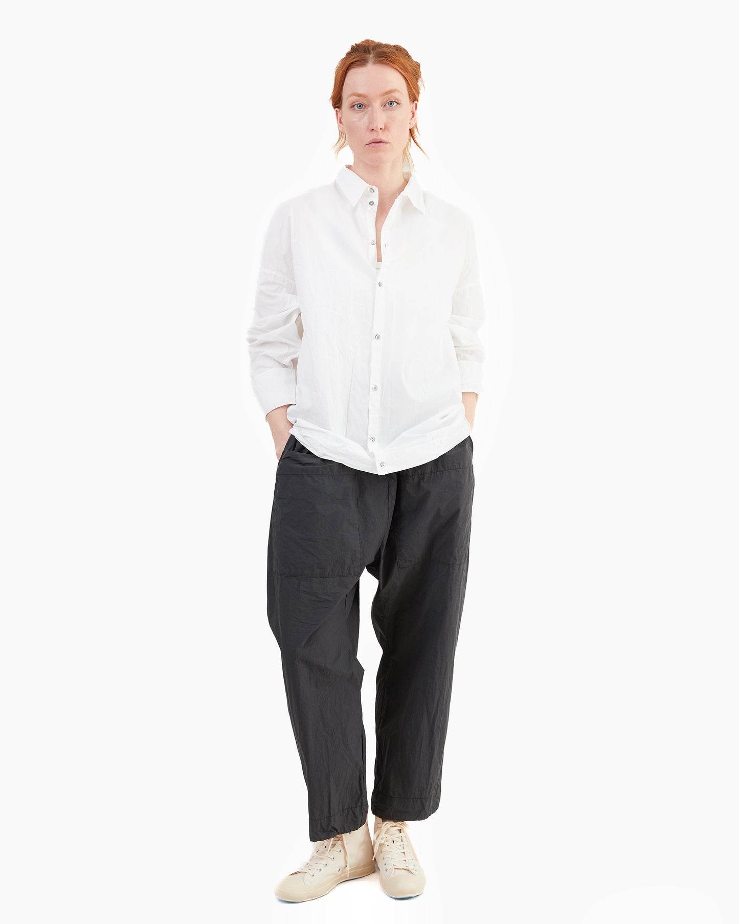 Album Di Famiglia Braghe TC Trousers in Black