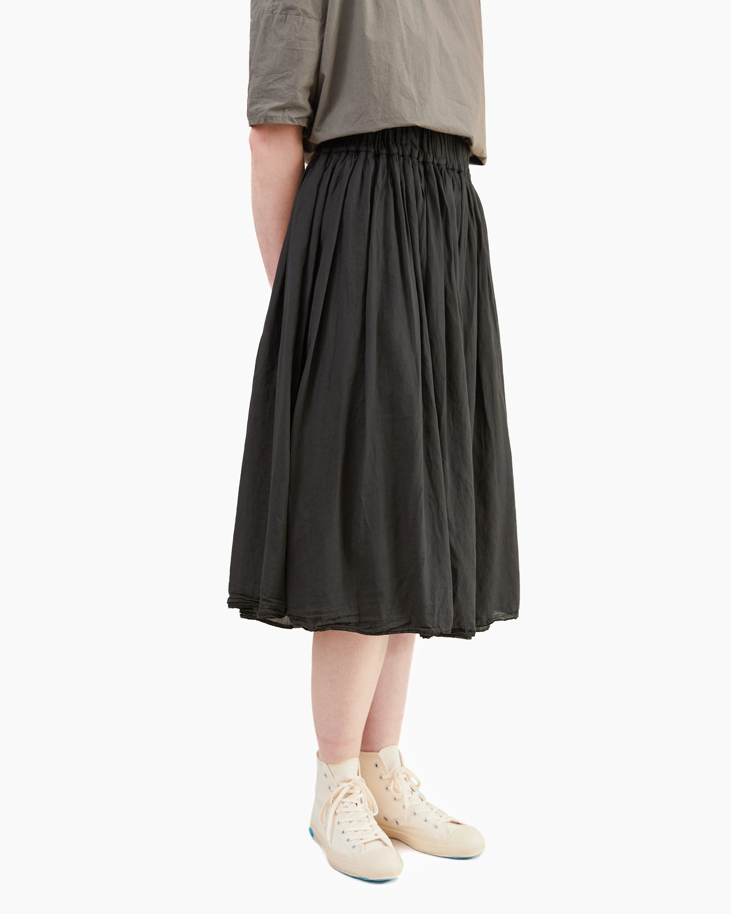 Album Di Famiglia Double Skirt TL in Black