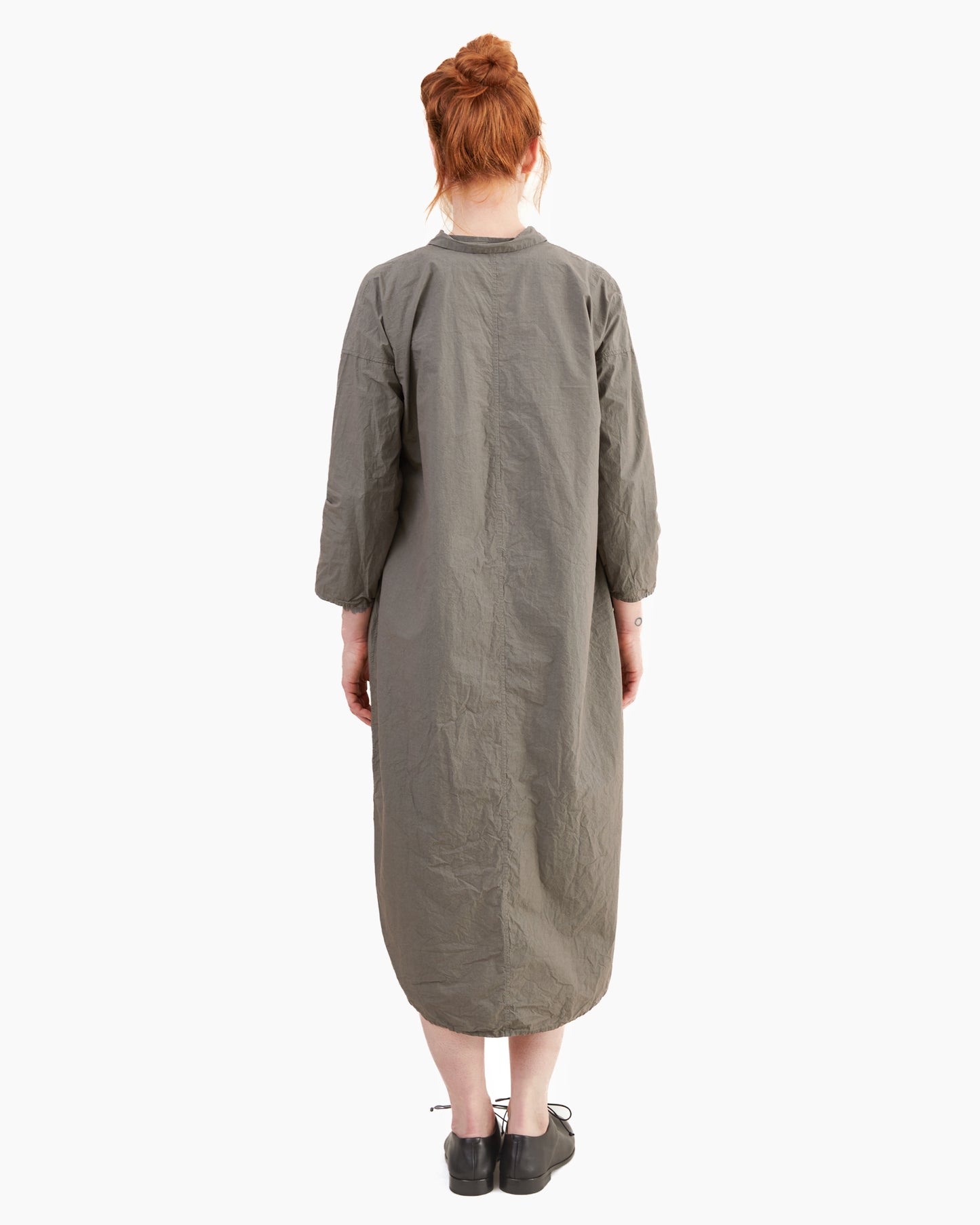 Album Di Famiglia Long Shirt Dress TC in Anthracite