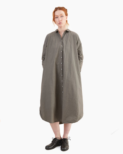 Album Di Famiglia Long Shirt Dress TC in Anthracite