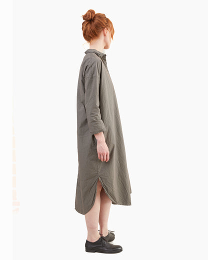 Album Di Famiglia Long Shirt Dress TC in Anthracite