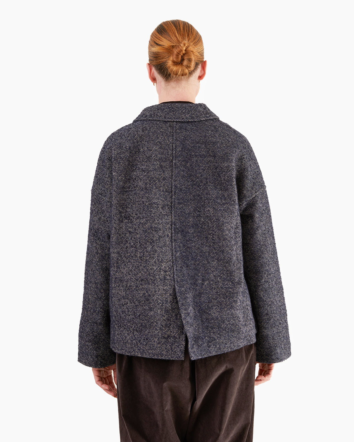 Album Di Famiglia Loose Blazer WN in Navy