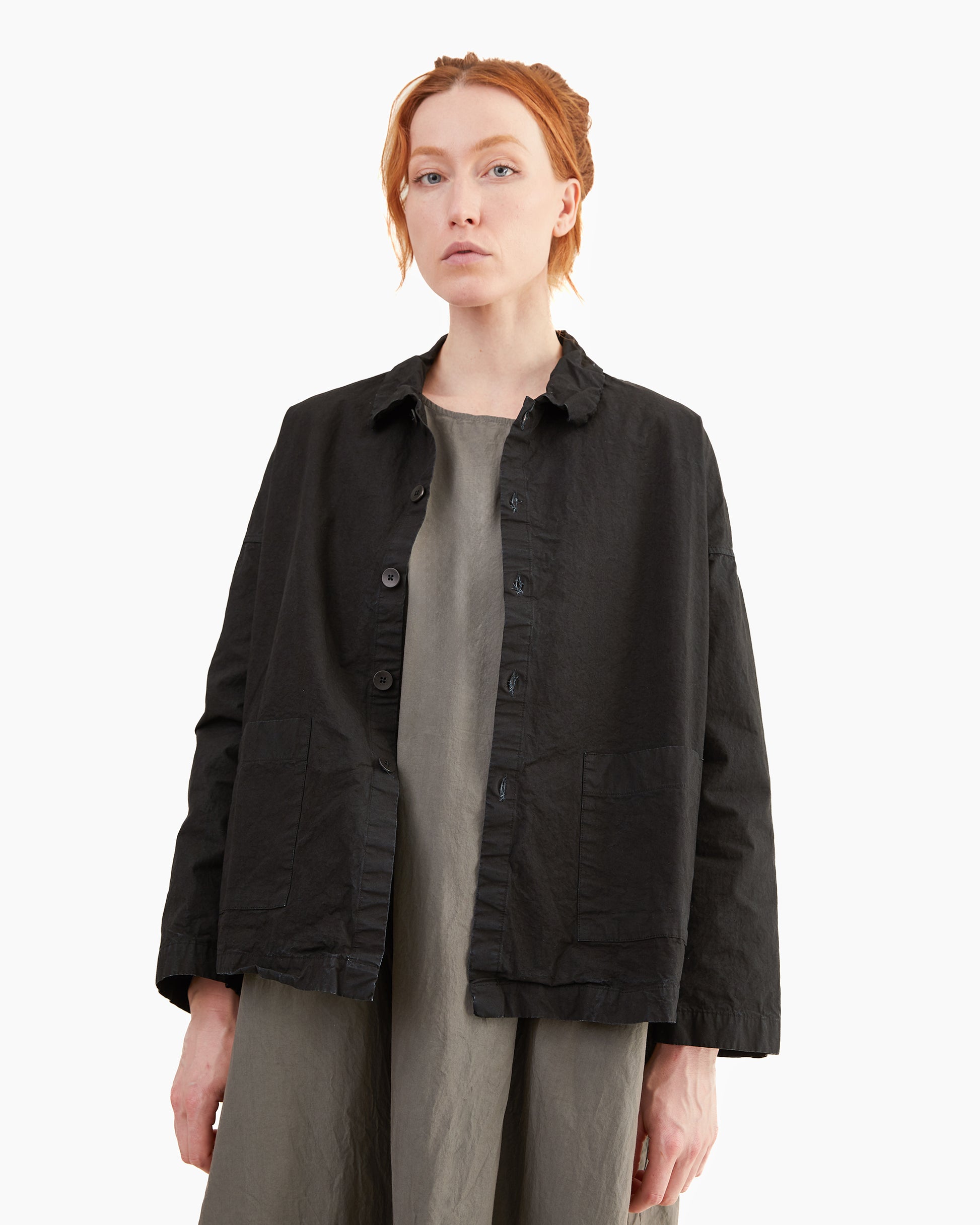Album Di Famiglia Overshirt CC in Black