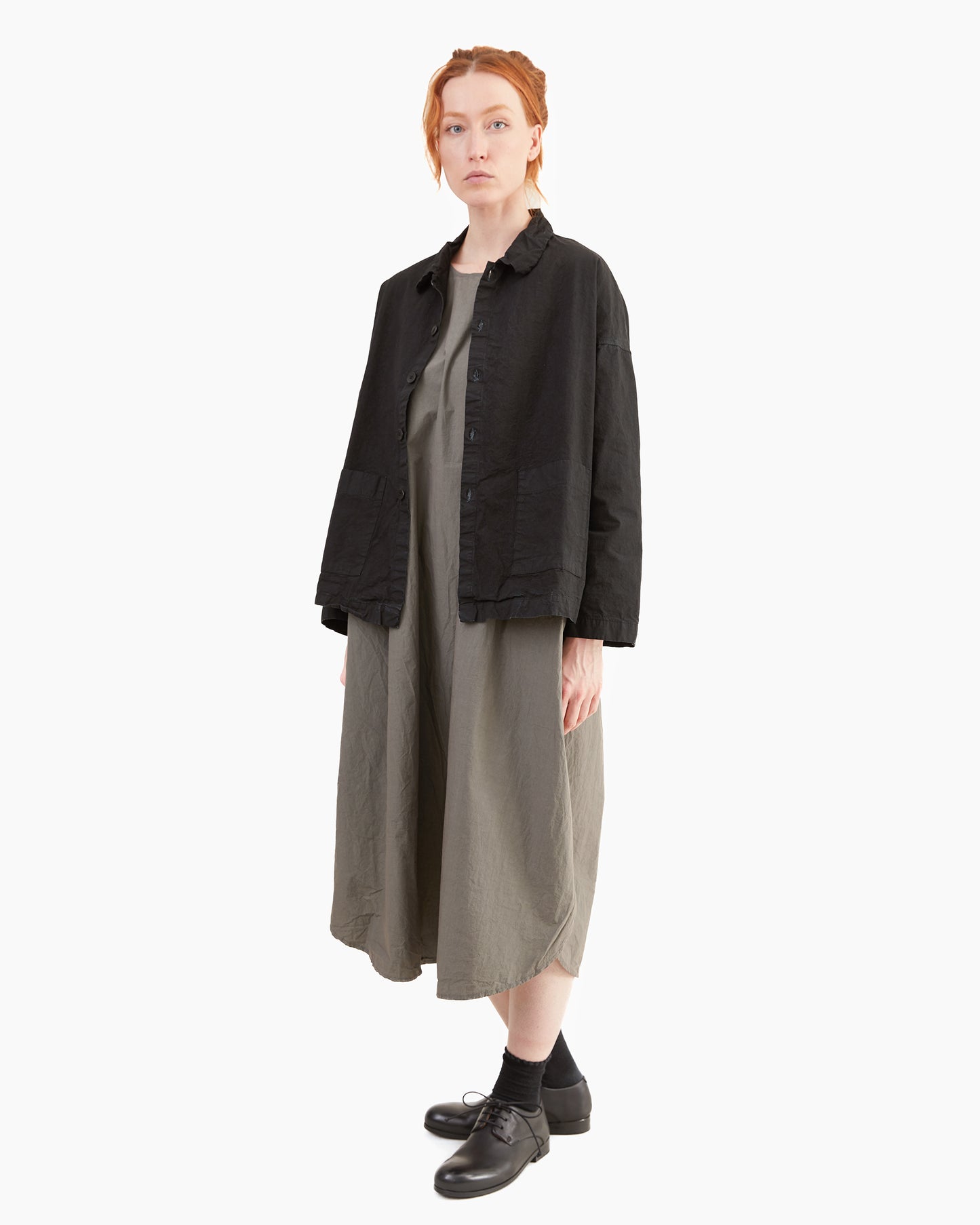 Album Di Famiglia Overshirt CC in Black