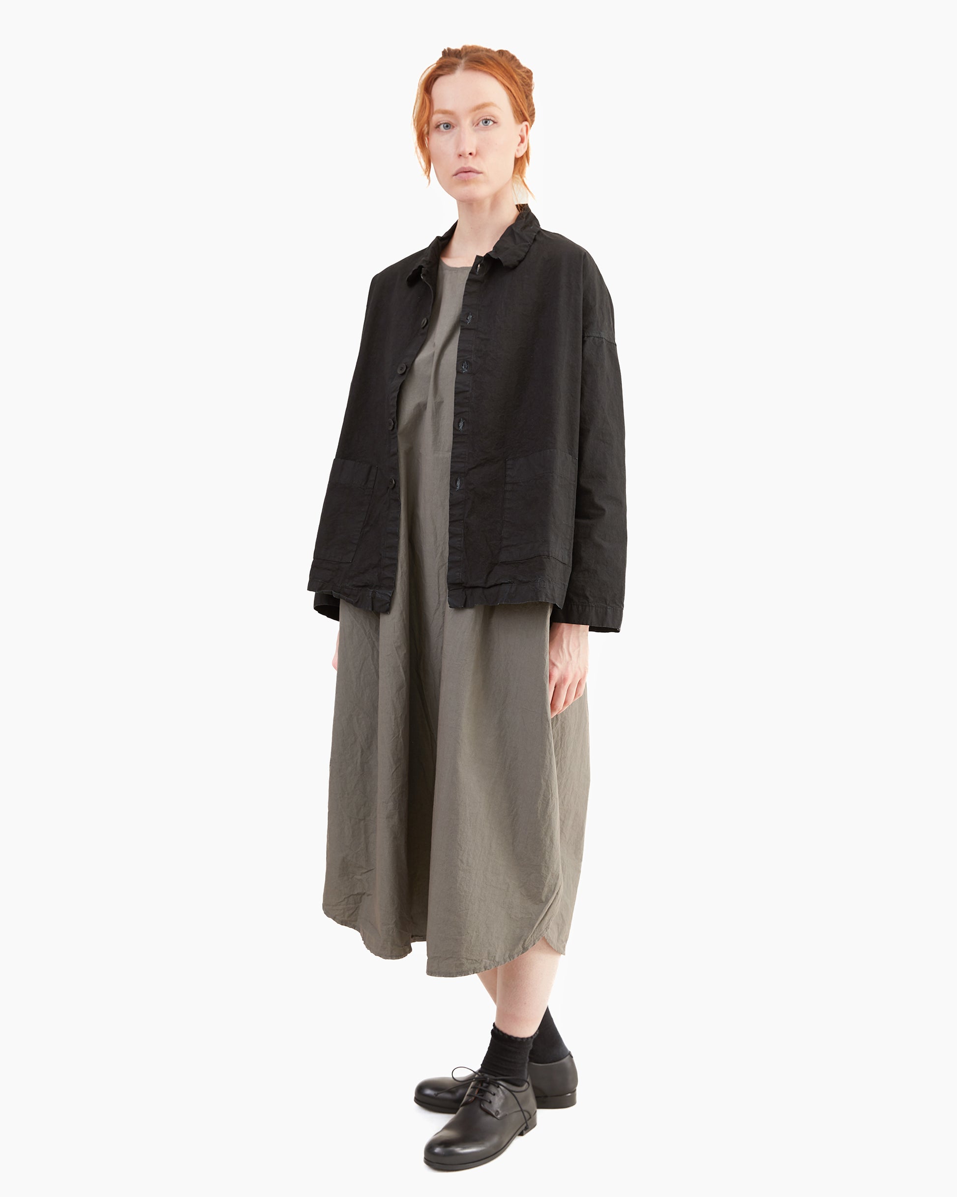 Album Di Famiglia Overshirt CC in Black