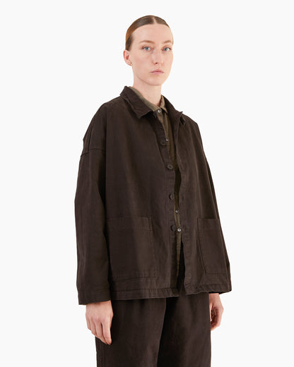 Album Di Famiglia Overshirt WCC in Brown