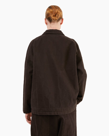 Album Di Famiglia Overshirt WCC in Brown