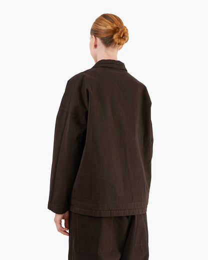 Album Di Famiglia Overshirt WCC in Brown