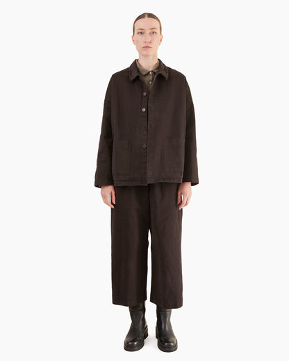 Album Di Famiglia Wide & Short Trousers WCC in Brown