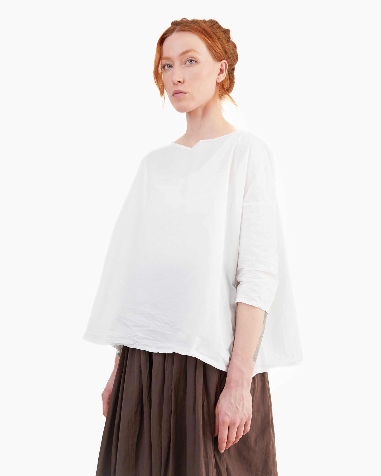 Album Di Famiglia Short Tunic TC in White