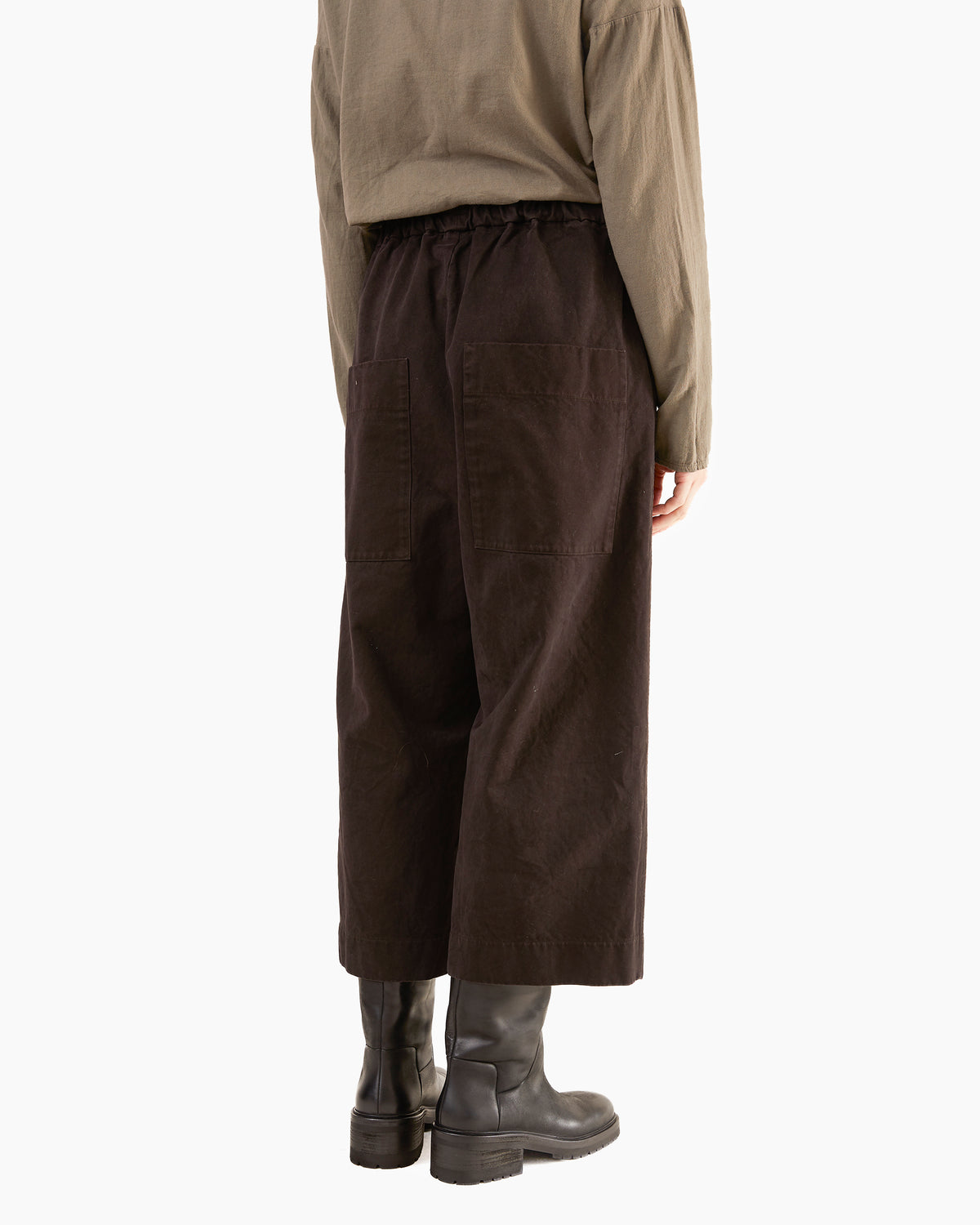 Album Di Famiglia Wide & Short Trousers WCC in Brown