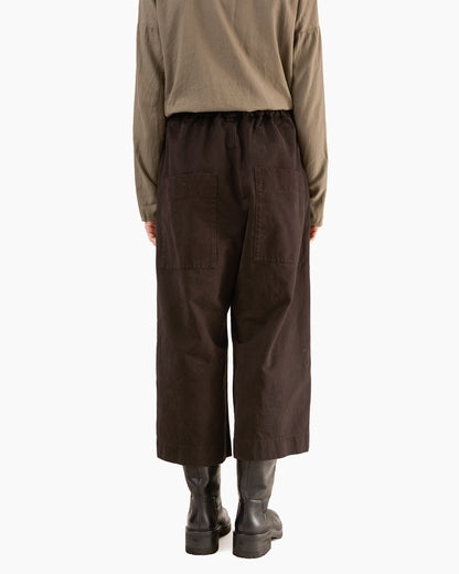 Album Di Famiglia Wide & Short Trousers WCC in Brown