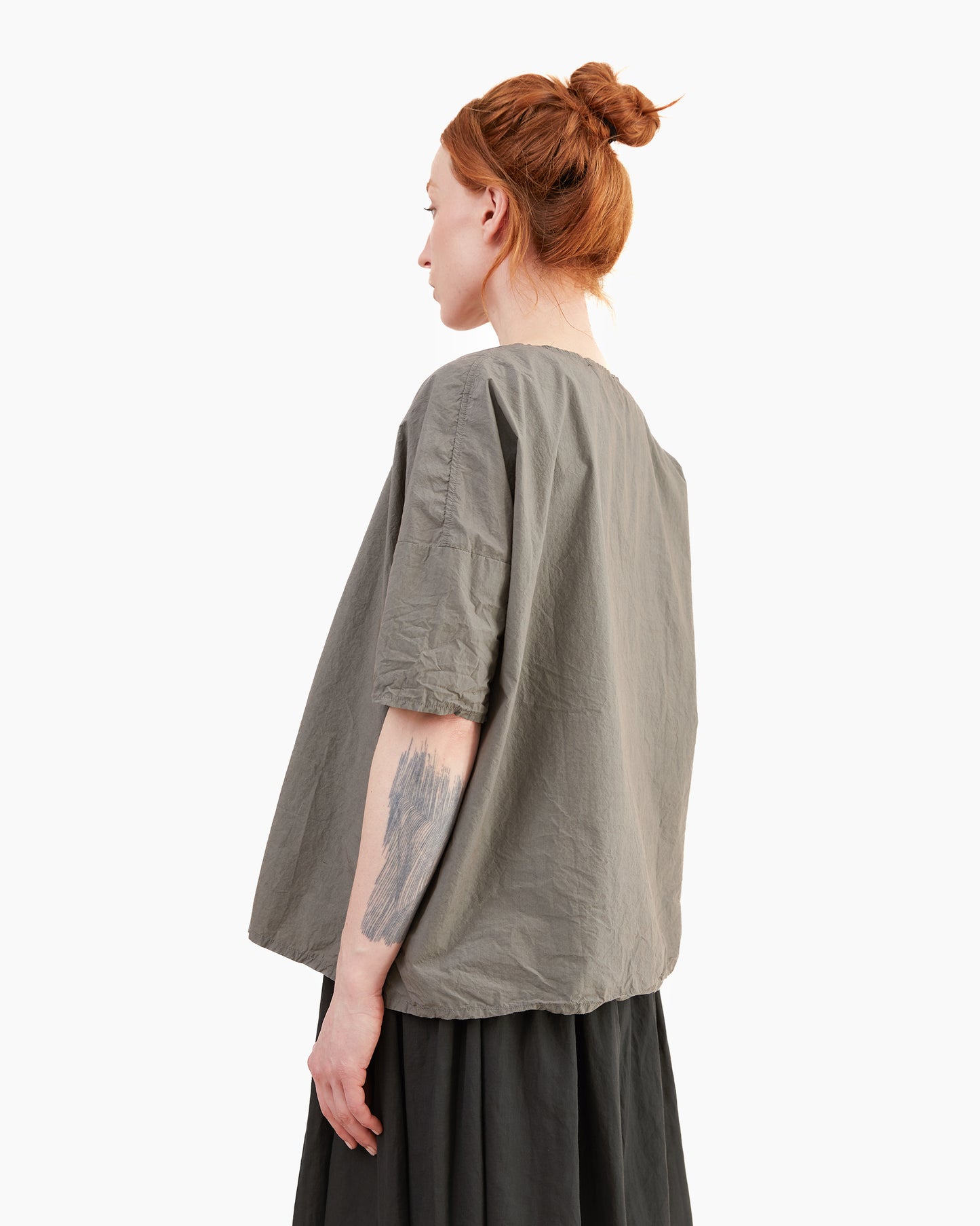 Album Di Famiglia Simple T-shirt TC in Anthracite