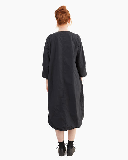 Album Di Famiglia T-shirt Dress TC in Black