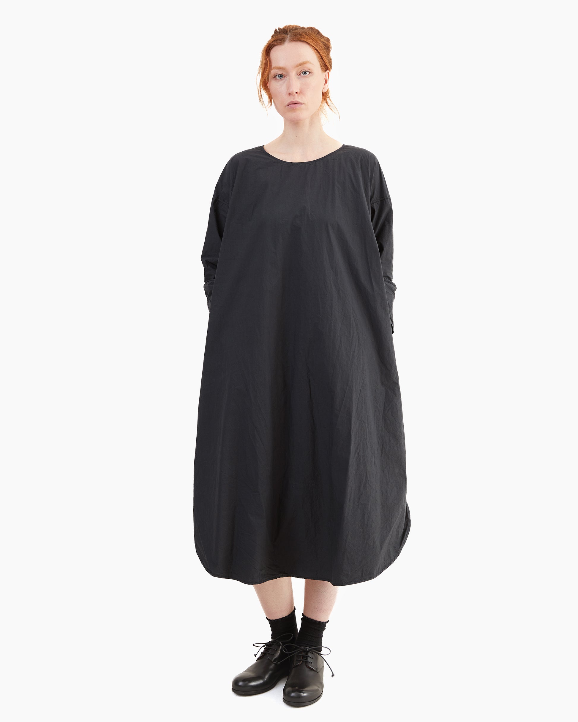 Album Di Famiglia T-shirt Dress TC in Black